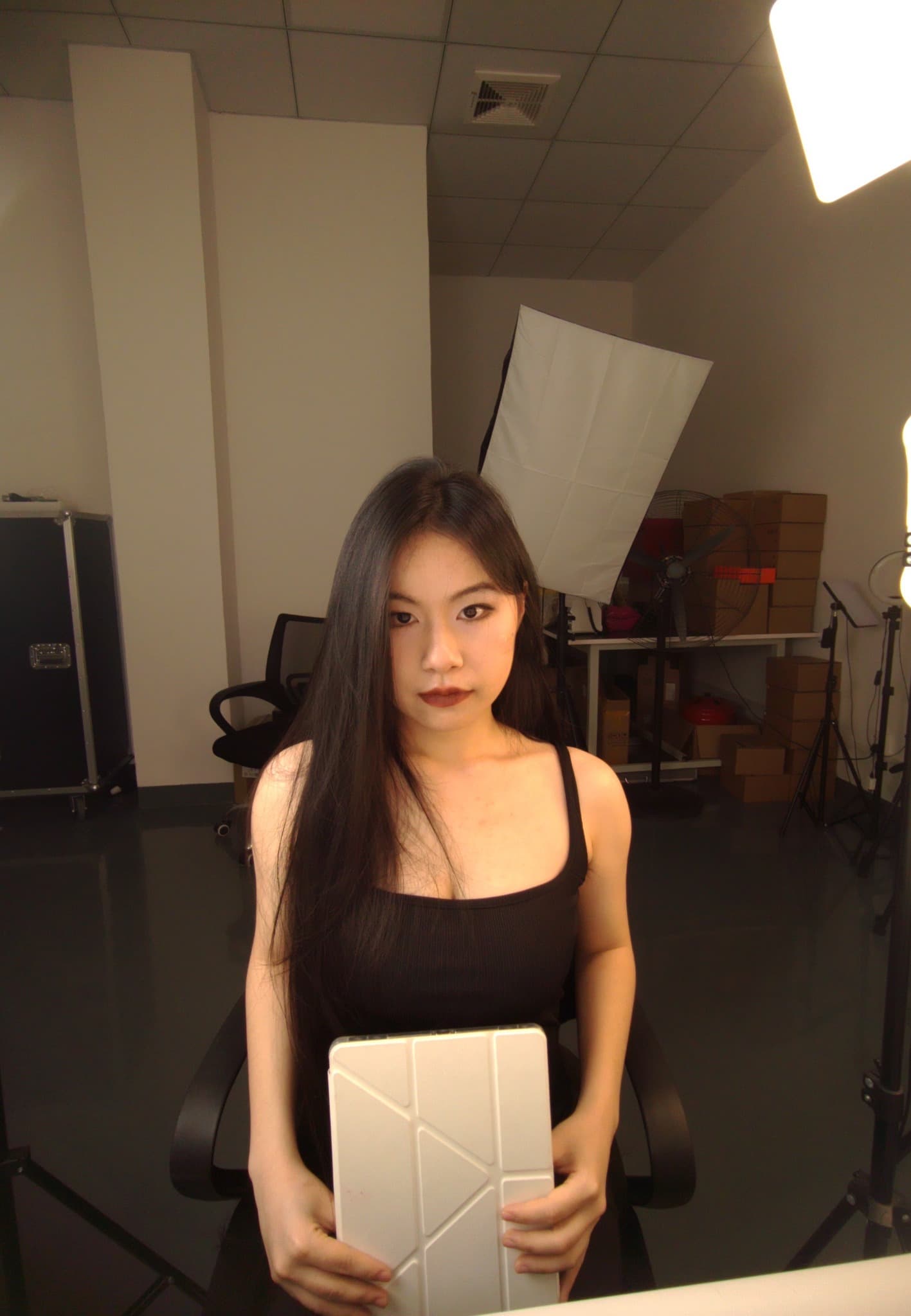 Portrait sample captured with the Video Guestbook Phone